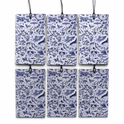 Stellenbosch Blue Illustrated Gift Tags set of 6