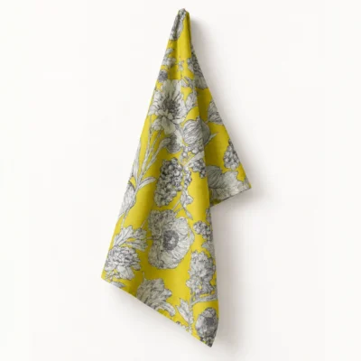 Etched Bloom Tea Towel - Kweper